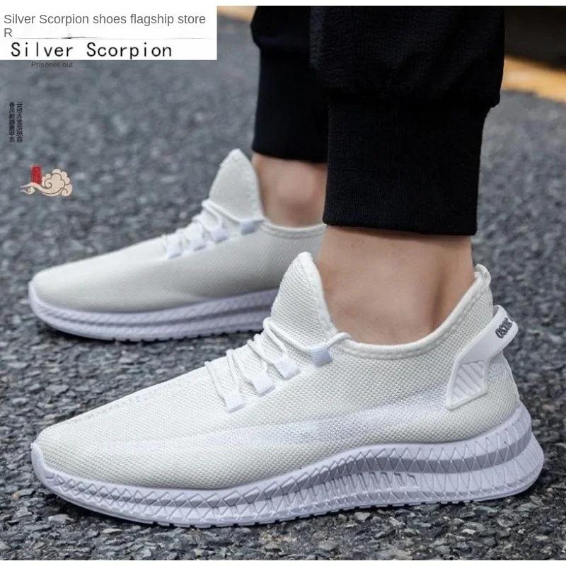 Trendy Lehké Chůze Baleríny Pánské Tenisky Venkovní Běžecké Fitness Boty Zapatillas Prodyšné Pánské Boty
