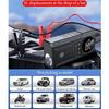 Portable Digital Tire Inflator Pump High Efficiency Tire Fast Inflation Easy Storage for Car Starting Device Maintenance