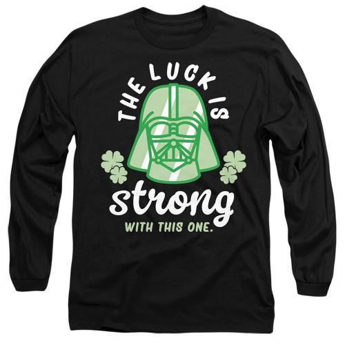 STAR WARS Unisex Adult Strong Luck Darth Vader St Patricks Day T-Shirt