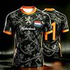 Summer Mexico Print T Shirt for Men Funny 3D Eagle Pattern Tees Football Sports Kids Fashion Print Casual Women Short Sleeve