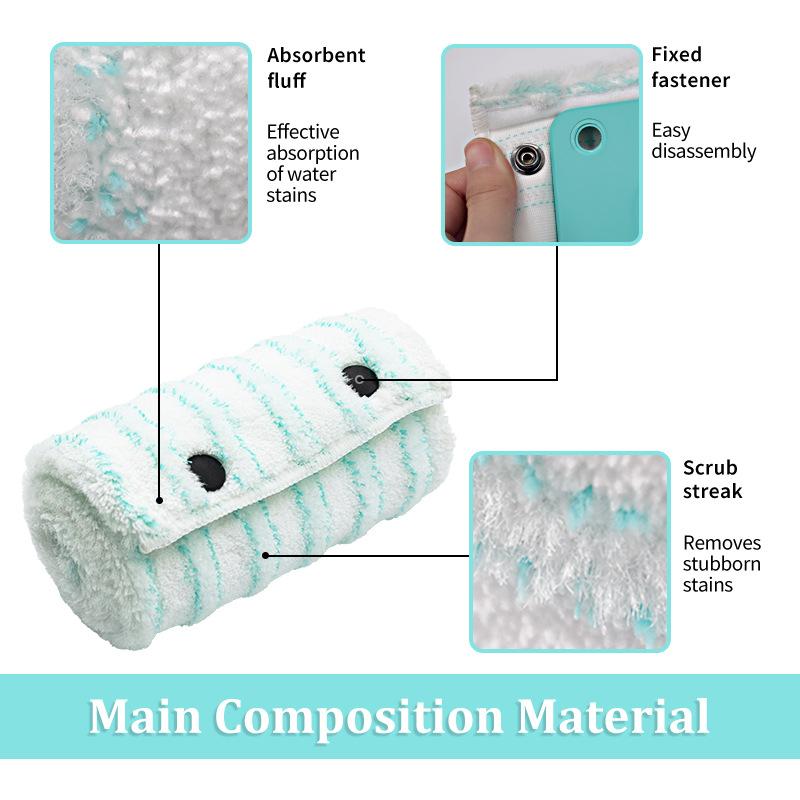 Mop Flat Pad For Leifheit Clean Twist XL Micro Duo Mop Washable And Reusable Cleaning Pad Home Floor Cleaning Mop Accessories