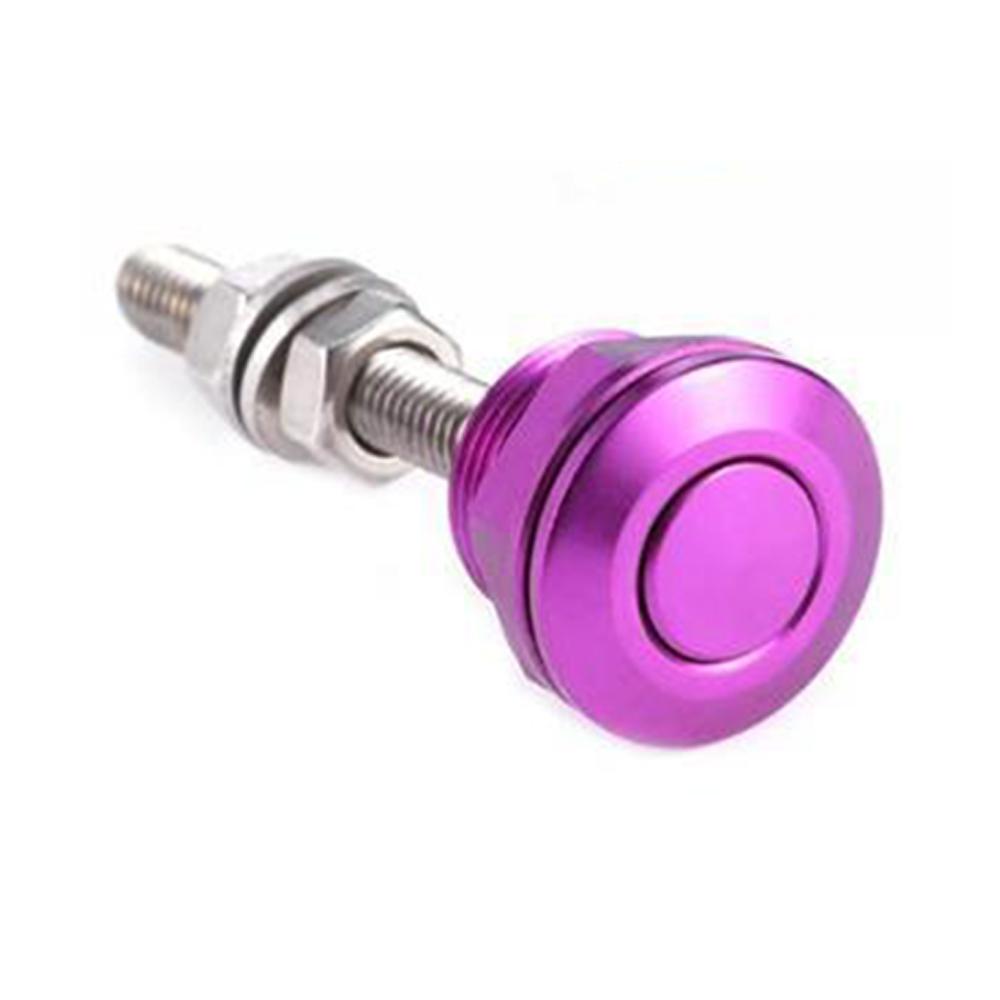 22mm 1Pc/4Pcs Universal Car Push Button Bonnet Hood Pins Kit Aluminum Quick Release Latch Bumper License Plate Lock Clip