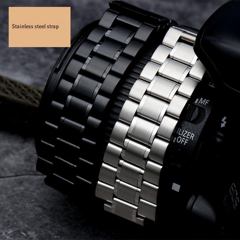 Classic Stainless Steel Watchband for TIMEX T2N720 T2N721 TW2R55500 T2N721 Series Watch Strap 24*16mm Men's Watch Strap Bracelet + Tools