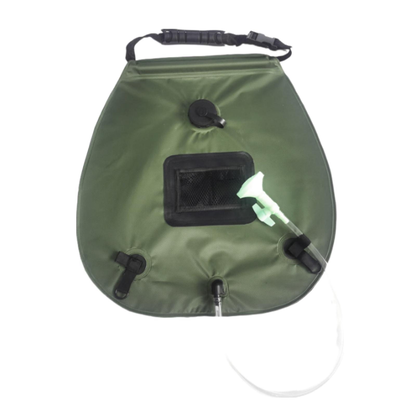 

Сумка для душа, 20 л, сумка для ванной на открытом воздухе, сумка для купания и стирки, сумка для воды с солнечным подогревом, сумка для кемпинга, купания