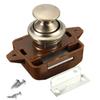 Push Button Lock Cupboard Furniture Door Camper ABS & Zinc Latch Useful