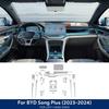 BYD Seal U Sealion 6 Song Plus DMI EV -2024 Transparent TPU Interior Protective Film for Center Console Navigation Screen In