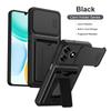 For Honor X5C X5D Plus Case multi-layer structure, shockproof cover with bracket, card slot, lens protection