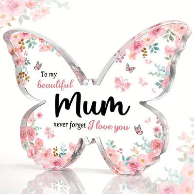 2D Flat Acrylic Butterfly Decoration, Indoor and Outdoor Decoration - No Battery/electricity Required, Free Day Decoration, Shop Decoration
