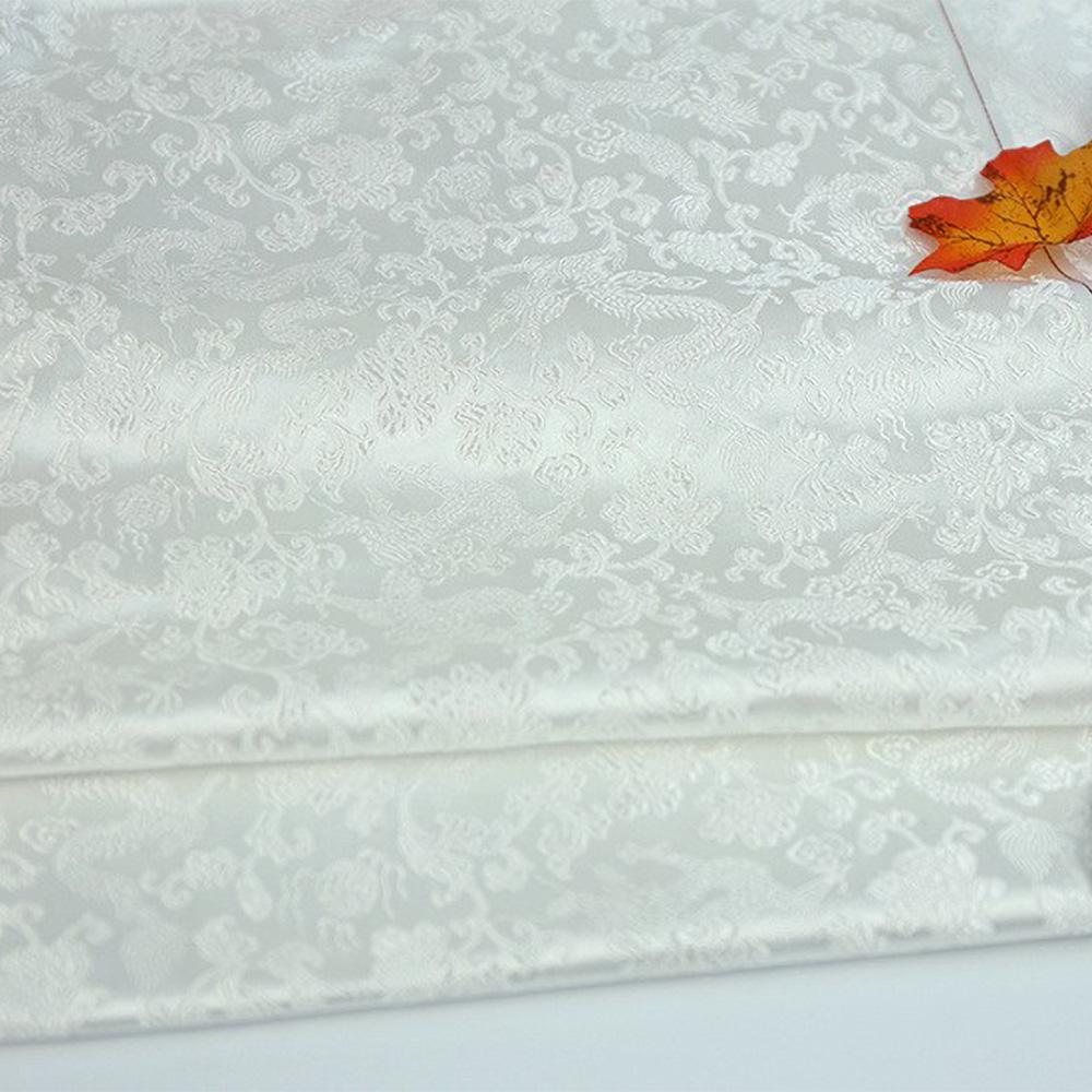 Brocade Jacquard Fabrics Embroidery Silk Dragon Pattern Costume Cheongsam Kimono Materials For Sewing Dress Bag DIY Gift Box Tie