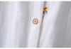 2026 Spring Plus Size Women's Long Sleeve Embroidered Cotton Cardigan Shirt for Curvy Women