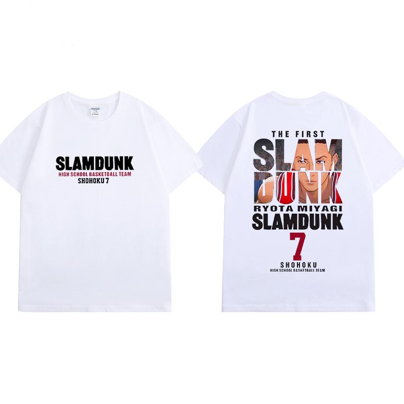 25 Theatrical Version of The Big Movie SLAM DUNK T-shirt SLAMDUNK Peripheral Support Clothes Sakuragi Blossom Road Short Sleeves