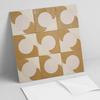 Set of Vinyl Tiles With Decor for Kitchen or Bathroom Geometric Circles and Arches 20X20X20 Cm