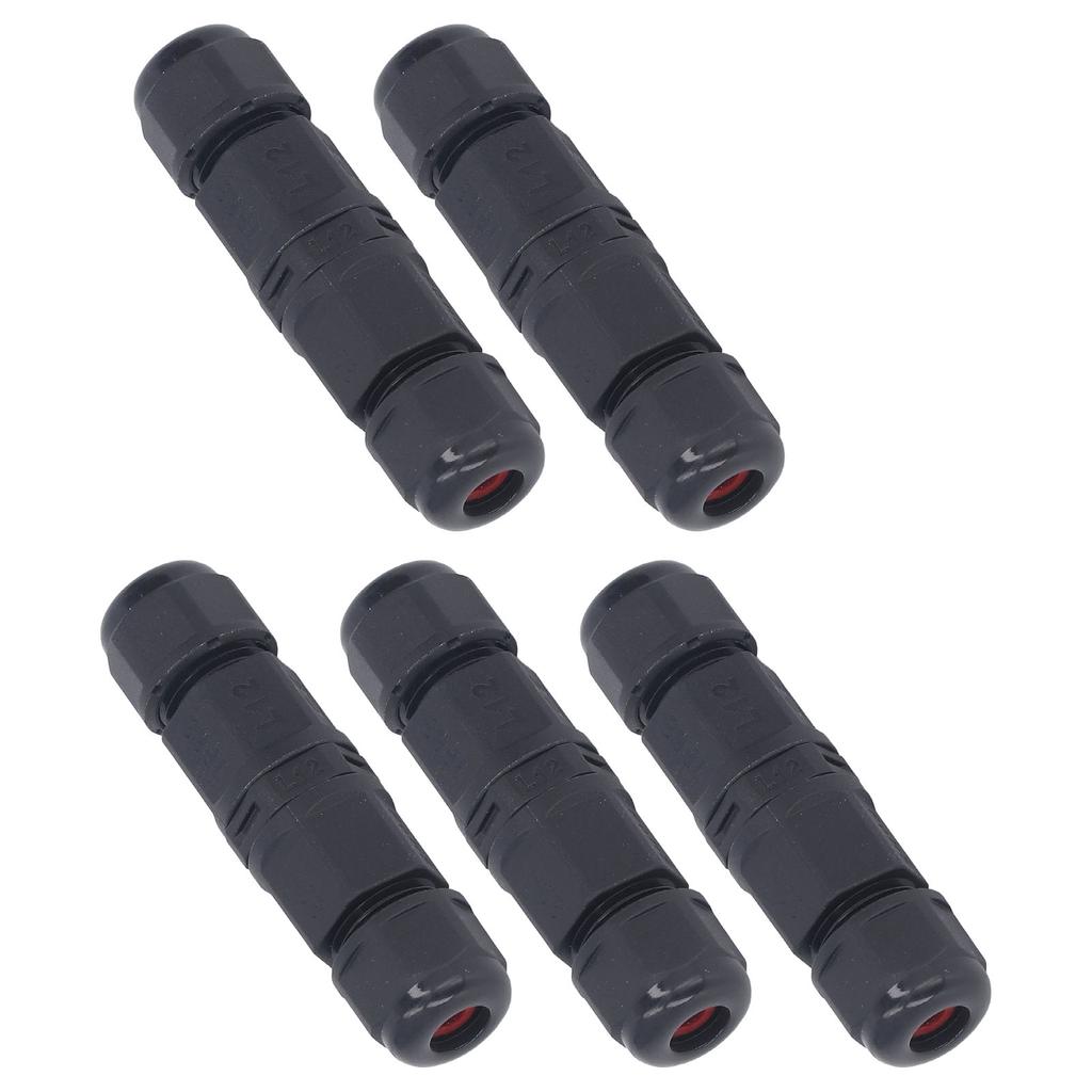 5 Pcs IP68 Waterproof Cable Connector 380V 16A Outdoor Electrical Connectors for Industrial Equipment