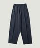 EASE Linen Elastic Waist Pants [Oversized Fit]_Navy_Unisex