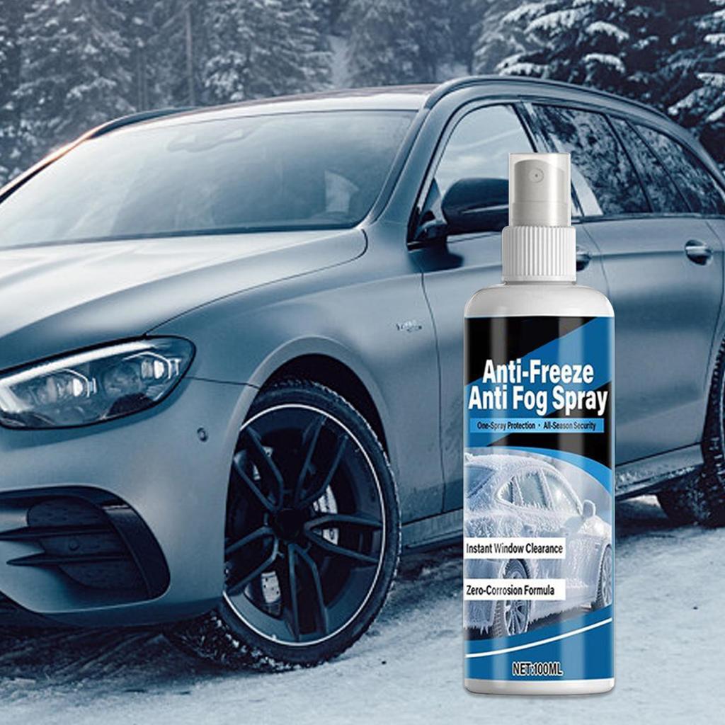 Anti Fog Spray For Windshield 100ml Automotive Defogging Windshield Car Glass Cleaning Spray For Clear Visibility Cleaning