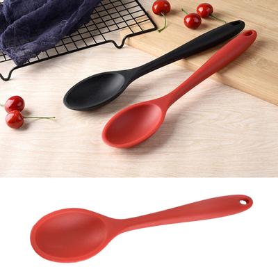 Langlebiger, rostfreier, verschleißfester, ergonomischer Handgriff aus Silikon, antihaftbeschichtet, ovaler Löffel für Obst im Wohnheim