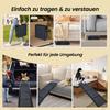 Rampa Pieghevole per Cani per Auto, Lunga 160cm Rampa Portatile per Cani di Taglia Grande con Superficie Tappeto Antiscivolo, Supporta fino a 110kg
