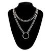 Trendy Link Chain Necklaces For Women Men Chunky Thick Choker Jewelry On The Neck Fashion Female Egirl Eboy Grung  Accessories