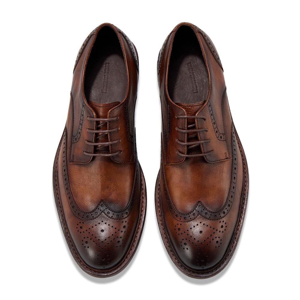 Men's Full-grain Genuine Leather Formal Dress Shoes Soft Comfortable Business Casual Footwear Classic Men's Footwear