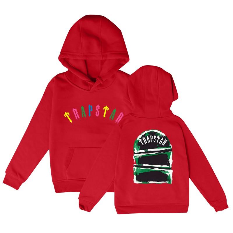 Unisex Letter Print Hooded Sweatshirt Loose Fit Long Sleeve Casual Pullover Winter