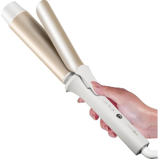 Large Hair Curling Wand, 1.6 Inch Big Barrel Curling Iron, 40 Million Ionic Ceramic Curler with 3 Temp, Auto Shut-Off, Long Barrel Curling Wand for белый