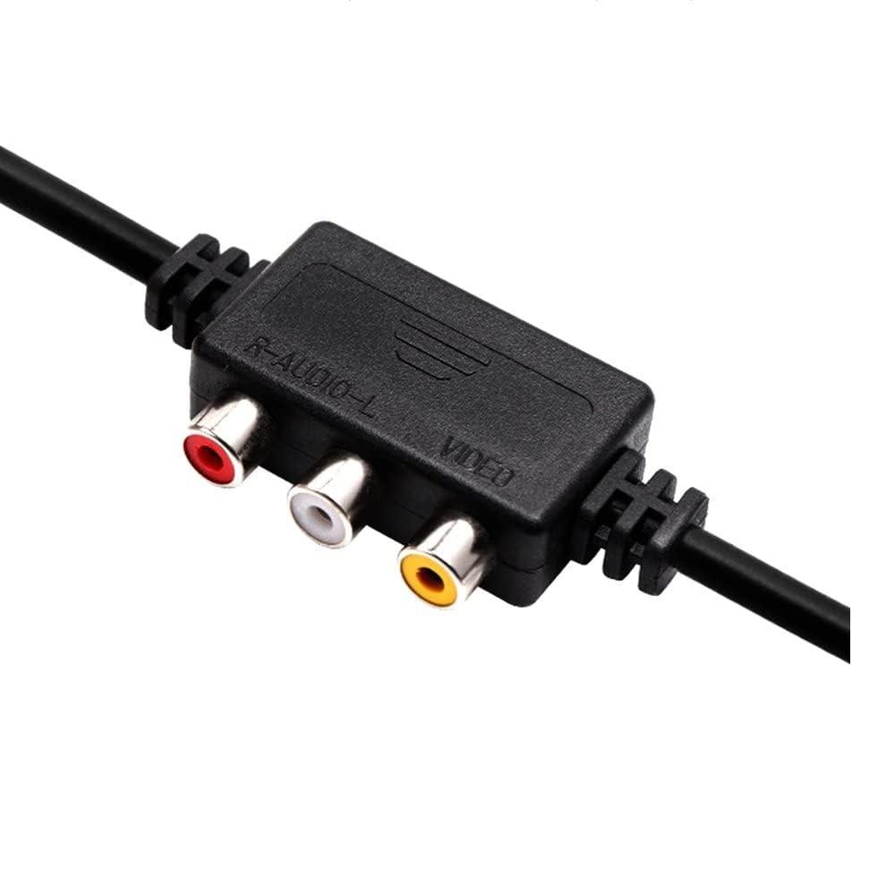 Cavo 1.8M 2 In 1 RGB SCART Uscita AV RCA Cavo Per Sega Dreamcast