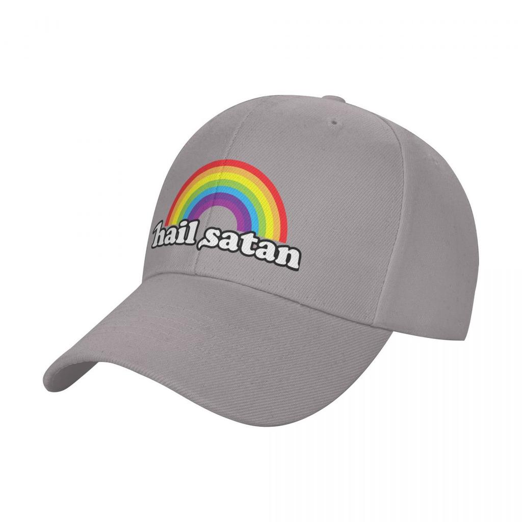Hail Satan Rainbow Baseball Cap Hood dad hat Men Luxury Brand Women's