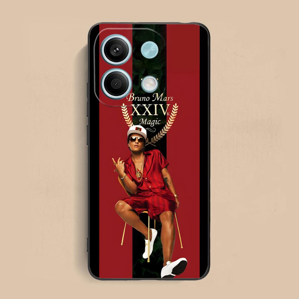 

Bruno Mars Fashion Phone Case for Xiaomi Redmi Note 14 13 12 11 A5 3 2 1 Pro Plus 4G 5G Colour Printing Smartphone Pretty Cover Redmi A1+