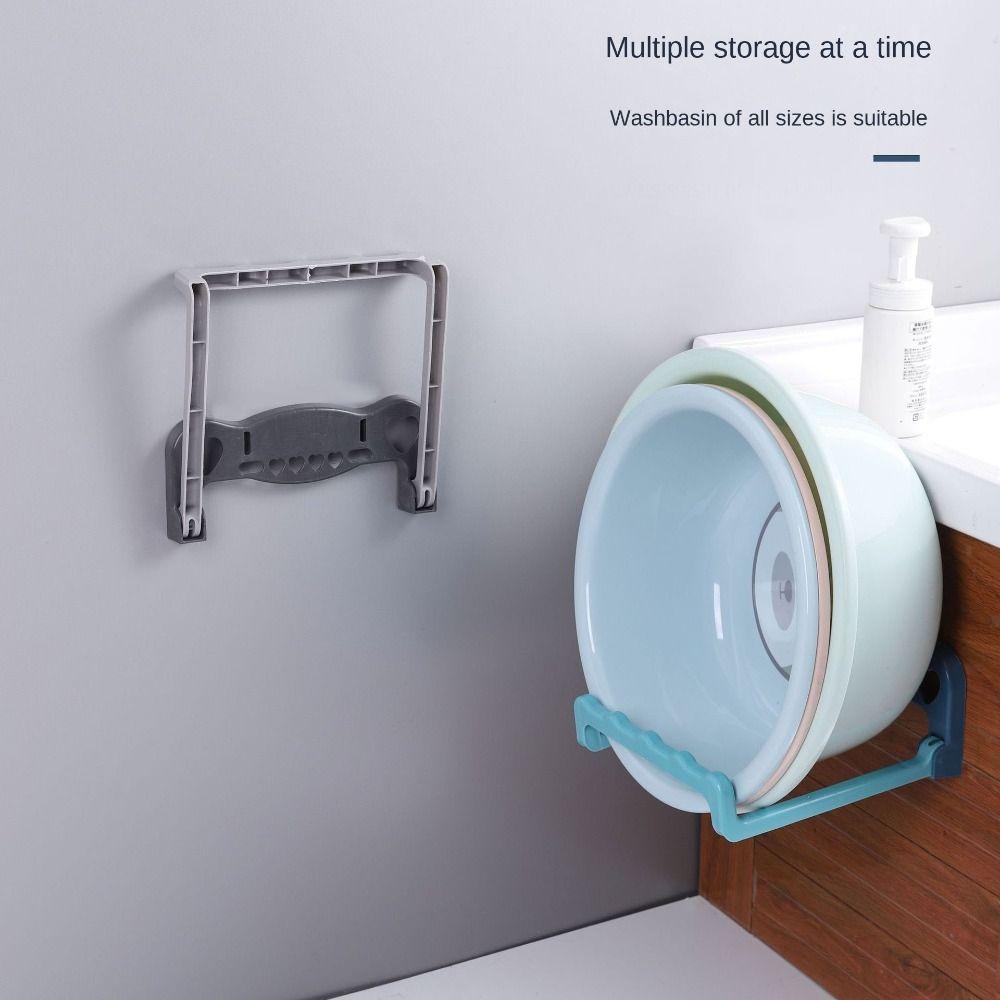

Прочный крючок для умывальника, складной кронштейн для ванны, многофункциональная стойка для хранения раковины