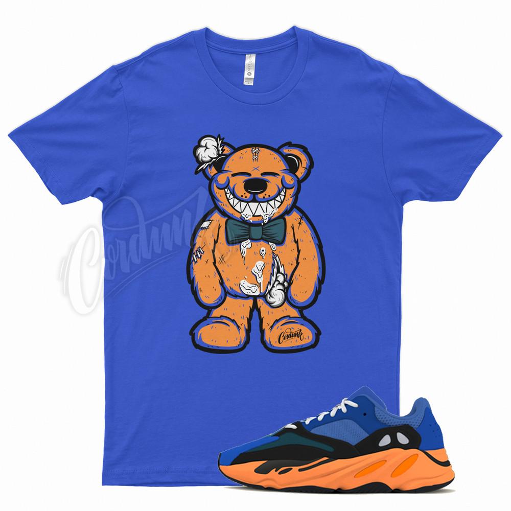 

Royal TEDDY T Shirt for YZ 700 Bright Blue Orange 350 380 500 Sun Cream Unisex T-Shirt XXL