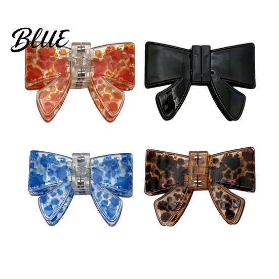 Haarspange Magnetische Spange Schleifenform Nadel mit Leoparden-Marmor Starke Schnalle Muster DIY Nahtlose Haarstyling-Accessoires für Einfache Halboffene Frisuren