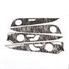 For Mercedes Benz E Class W213 E200 E300 2016-2026 ABS Carbon Fiber Interior Door Panel Cover Protective Trims Car Accessories