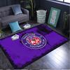 1PC Rug Toul-ouse Crest Design Carpet, Chair Rug,Area Rug for Office Bedroom Living Rooms Bedroom, Doormat Decor Christmas Fan Gifts