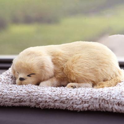 Lindo adorno de juguete de peluche, protección ambiental brillante, juguete de peluche de perro de color creativo para regalos