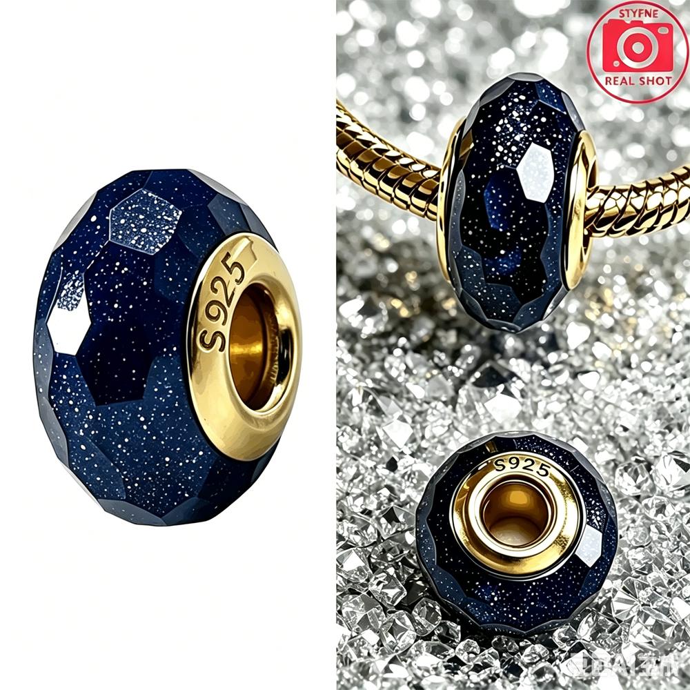 New Exquisite 925 Silver Colored Glass Beads Flowers Murano Bead Charms Fit DIY Bracelet Jewelry Fine Gift for Women
