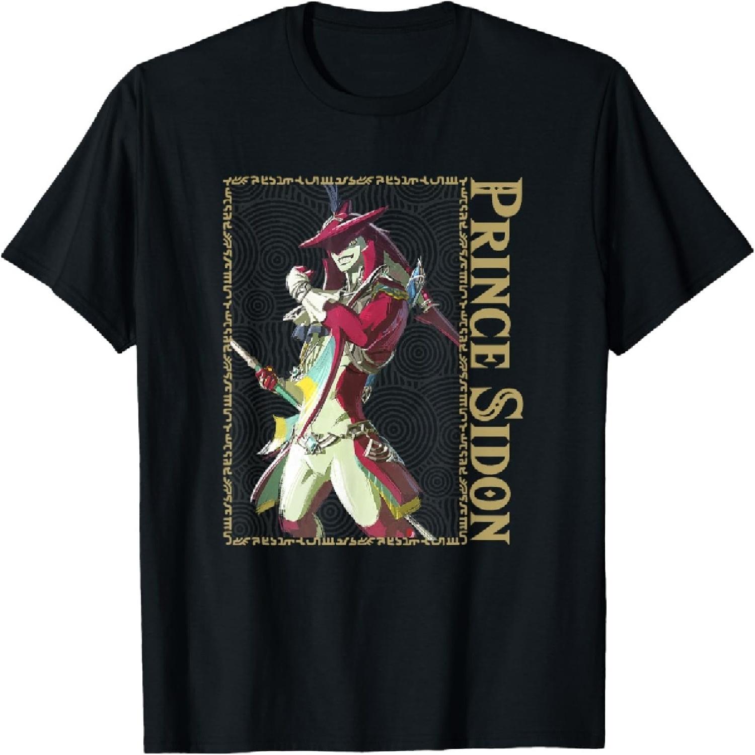 The Legend of Zelda_ Breath of the Wild Prince Sidon Box Up T-Shirt S
