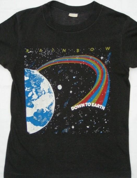Gildan Shirts Rainbow Band Down To Earth Unisex S to 5XL MQ555 Unisex T-Shirt S