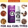 Lockiges Haar Styling Elastin Lockiges Haar Feuchtigkeitsspendendes und Feuchtigkeitsspendendes Haar Flauschiges Styling Haarpflege Elastin