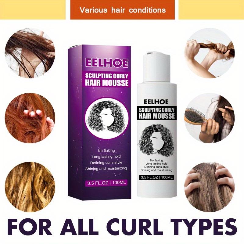 Lockiges Haar Styling Elastin Lockiges Haar Feuchtigkeitsspendendes und Feuchtigkeitsspendendes Haar Flauschiges Styling Haarpflege Elastin