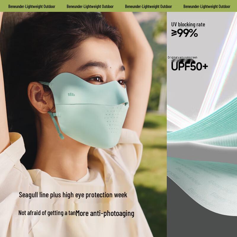 beneunder Lightweight UV Protection Face Mask
