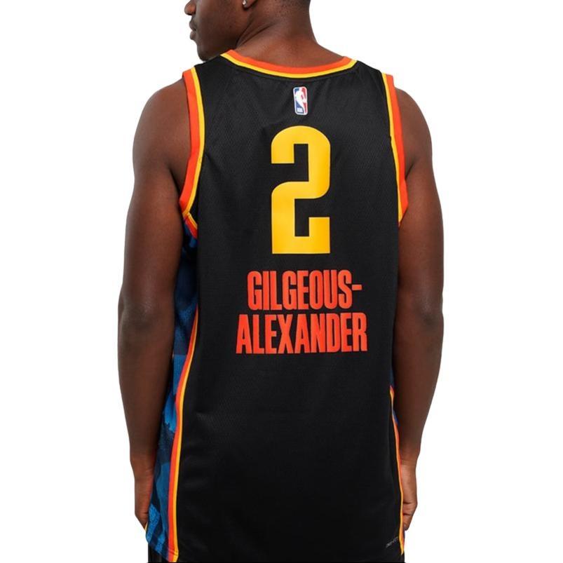 Nike NBA Shai Gilgeous-Alexander Oklahoma City Thunder 2024/25 City Edition Jersey #2 Men's FQ4353-010
