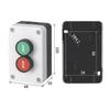 Start Stop Button Box IP65 Rated Waterproof ABS Housing Dual Switch 10A 400V for Industrial Automation Equipment