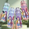 1PC Pop Band Girl Group Character Print 750ml Color Plastic Sports Water Bottle Leakproof Flip Straw Lid Suitable for Sports Office Home Use