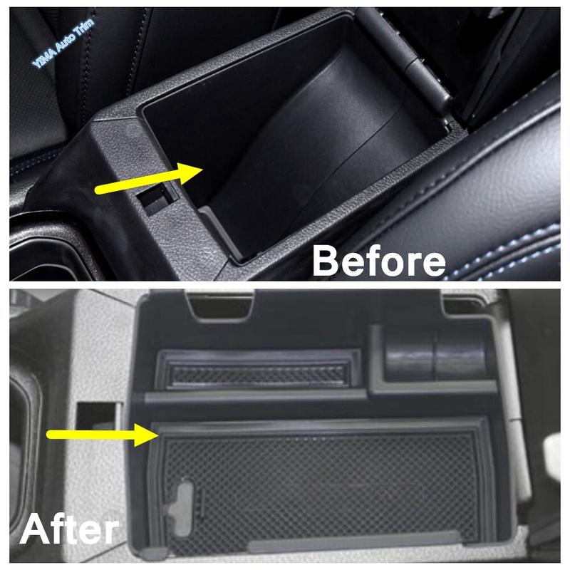 Car Armrest Box Storage Center Console Organizer Container Holder Tray Cover For Jeep Compass Modification Accessories