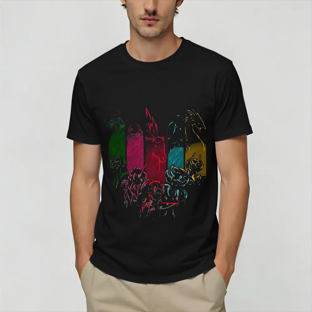 Ikki Saint Seiyas Cotton TShirt For Adult Summer Y2K Fun T Shirts Comfortable Trendy Tee Shirt Oversize Custom Logo Clothing