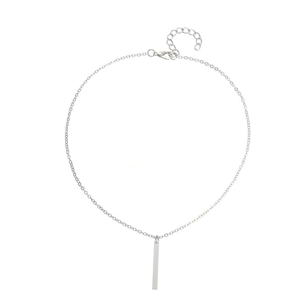 Promotional Simple Necklace, Personalized Slender Pendant Necklace Alloy Necklace