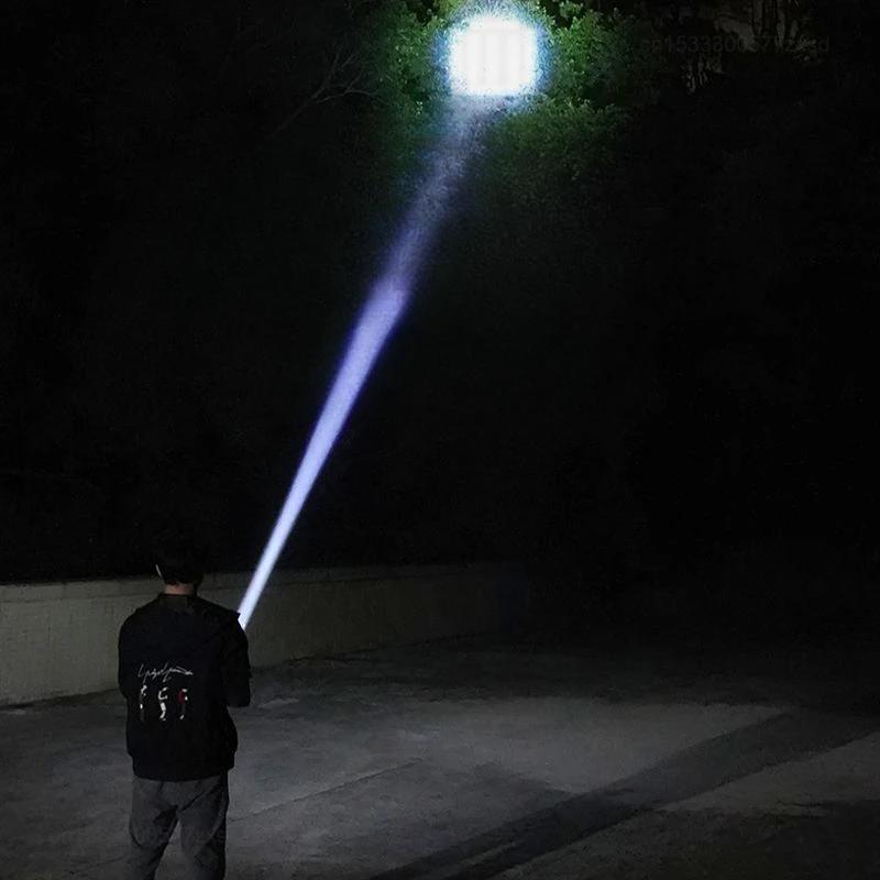 Outdoor Flashlight Strong Light Variable Focus with Floodlight Side Lights Mini Flashlight Lamp High Brightness KTY