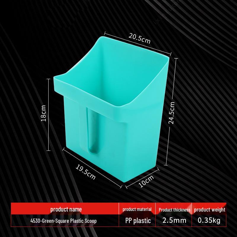 Multi-Purpose Plastic Handheld Dustpan, Scraper, Winnowing Basket, and Shovel with Handle