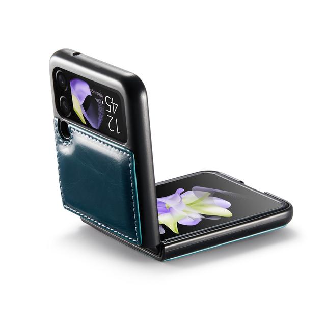 Anti-Schock-Leder-Telefontasche Klapphülle für Samsung Galaxy Z Flip 4 Flip4 5g Flip3 Flip 3 Schutzhülle für Samsung Flip4