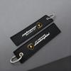 For Lamborghini Urus Huracan Aventador Premium New Premium Textile Car Belt Buckle KeyChain Keyring Auto Key Chain Accessories